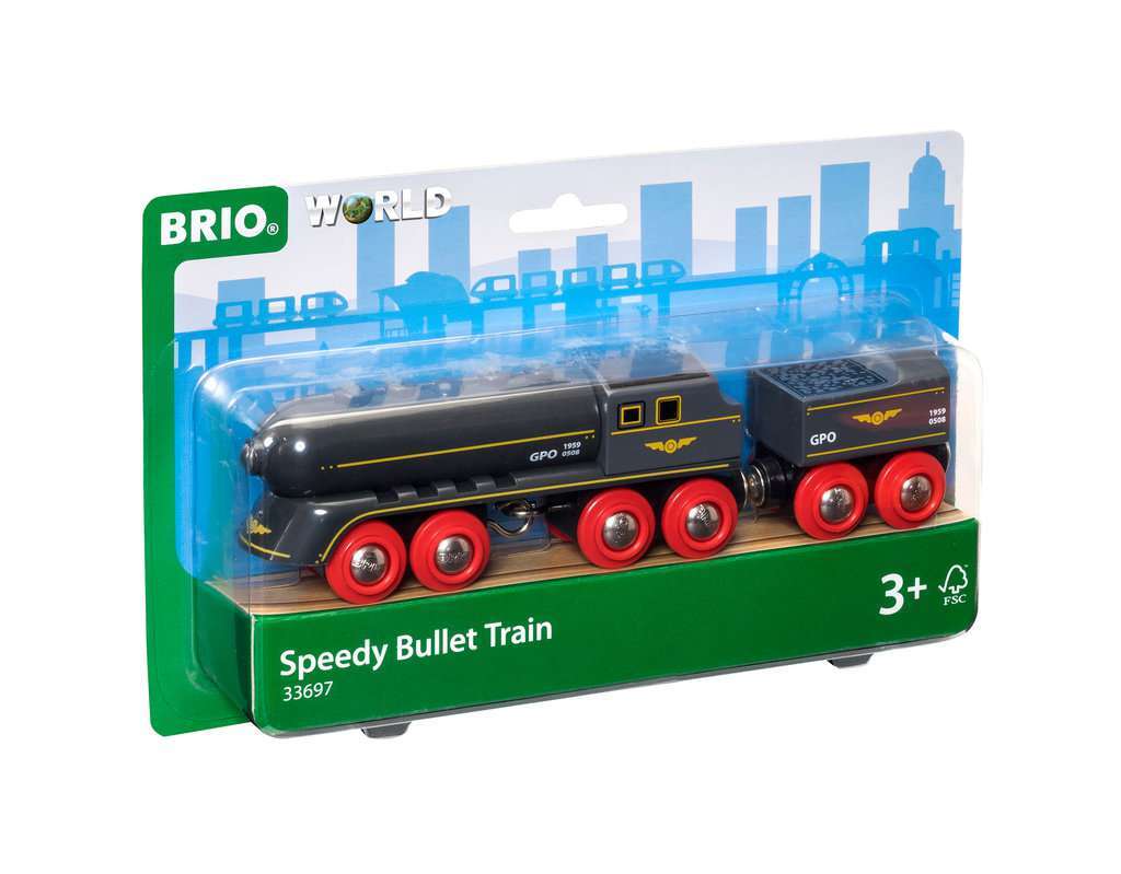 BRIO Spiel Schwarzer Kugelblitz mit Kohlentender