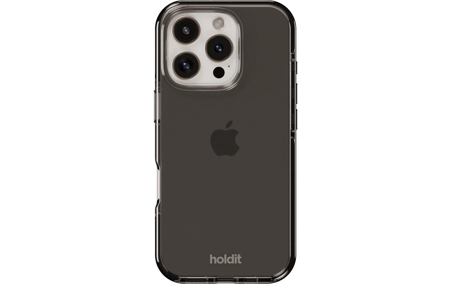 Back Cover Seethru iPhone 16 Pro Max SchwarzSchutzhülle für das Apple iPhone 16 Pro Max