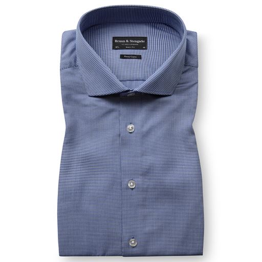 Bruun & Stengade Devin Skjorte, Blue, 42