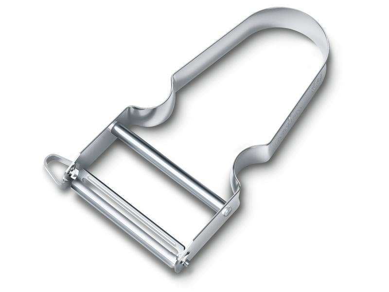Victorinox Sparschäler Star mit geradem Schliff, Silber Sparschäler mit Klinge aus rostfreiem Stahl