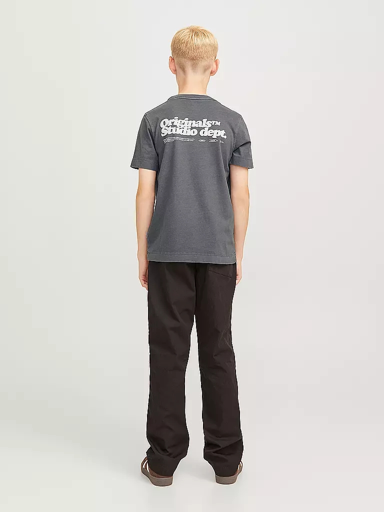 JACK & JONES Jungen T-Shirt  JORVERMONT grau