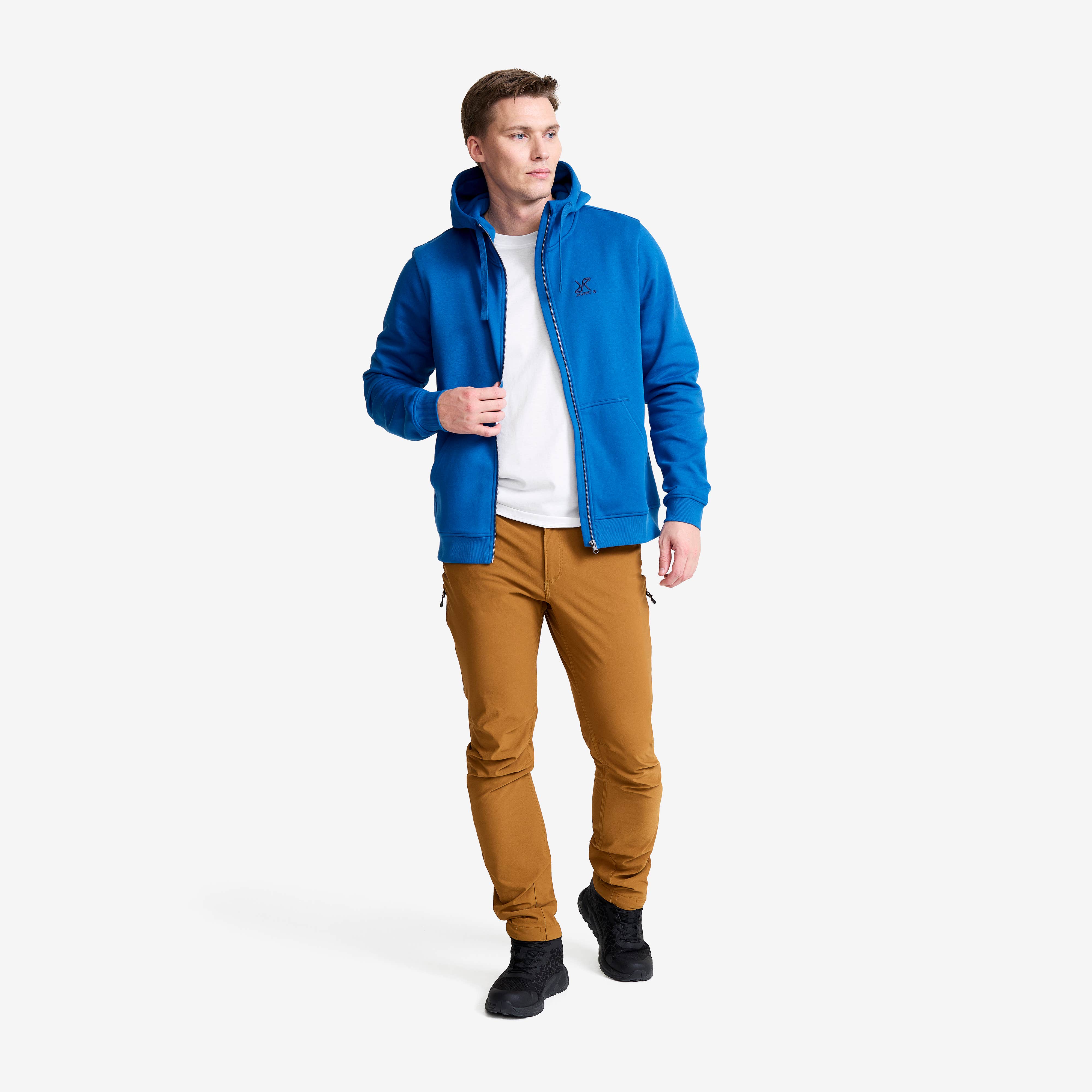 RVRC Full-zip Hoodie Herre Classic Blue