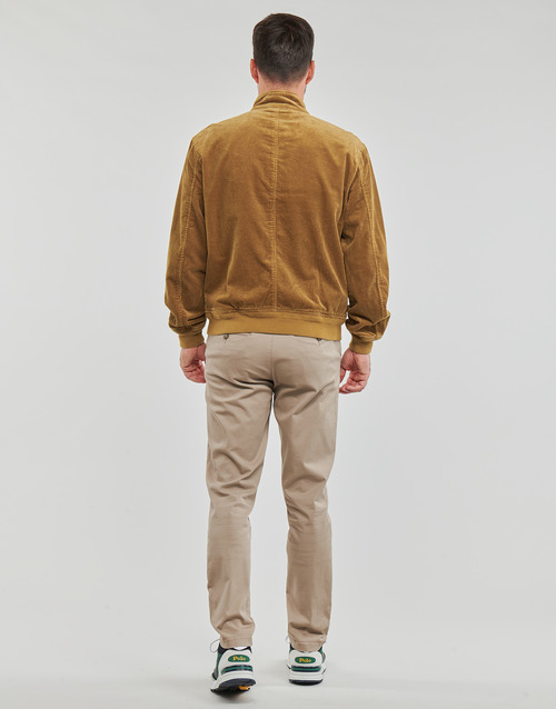 Polo Ralph Lauren - BLOUSON ZIPPE AVEC DOUBLURE TARTAN Camel
