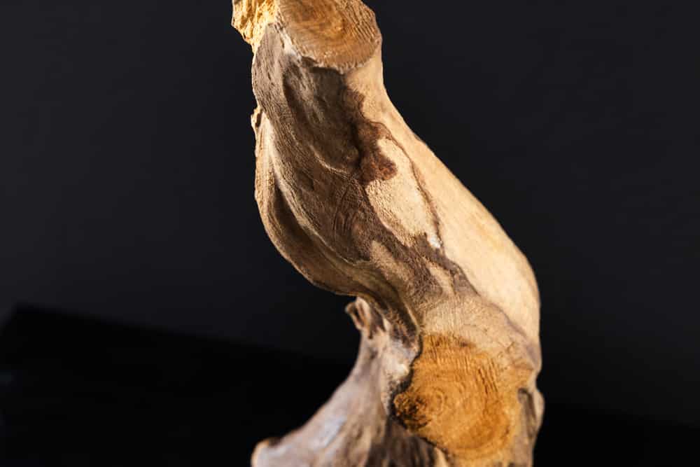 Massives Teakholz Ornament FLAME 30-40cm Treibholz Dekoration