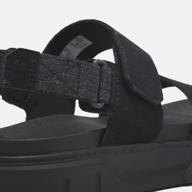 Sandalo a Doppia Fascia Greyfield da Donna in                colore nero