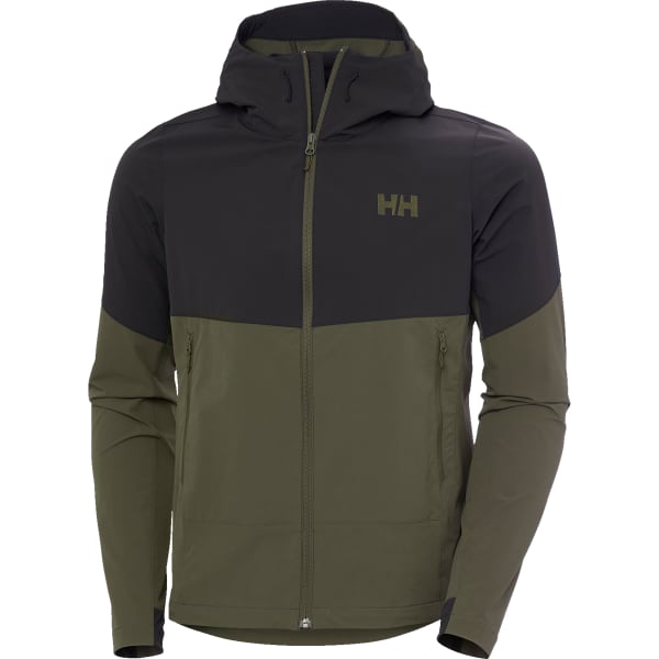 Softshell randonnée HELLY HANSEN BLAZE SOFTSHELL HOOD UTILITY GREEN