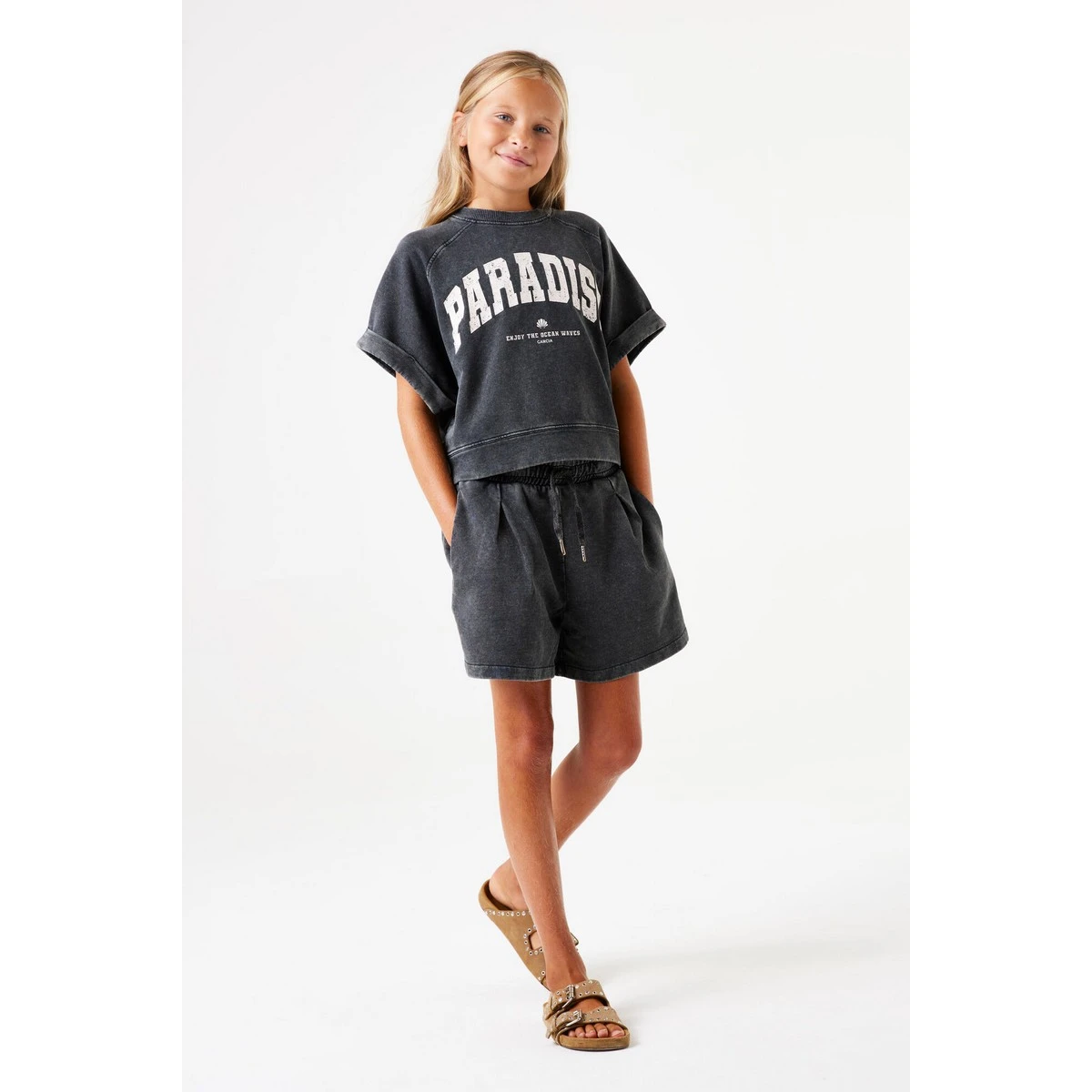Meisjes Short Layla G Maleya wash