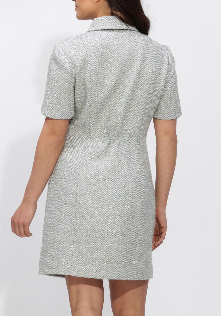 lichtblauwe bruuns bazaar mini jurk conebbzendia dress