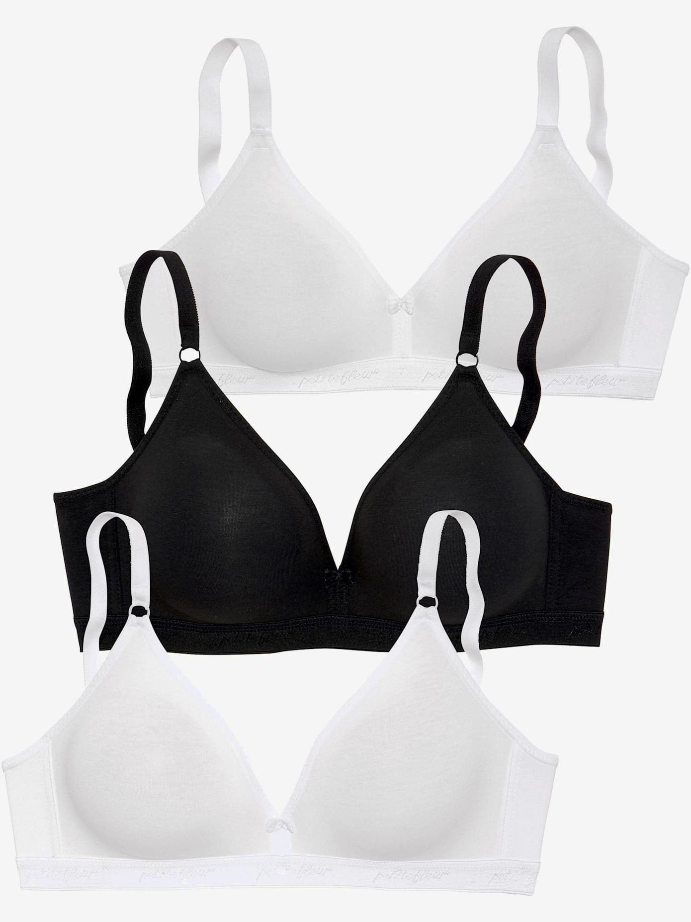 Soutien-gorge bralette soutien-gorge basique sans armatures en lot de 3