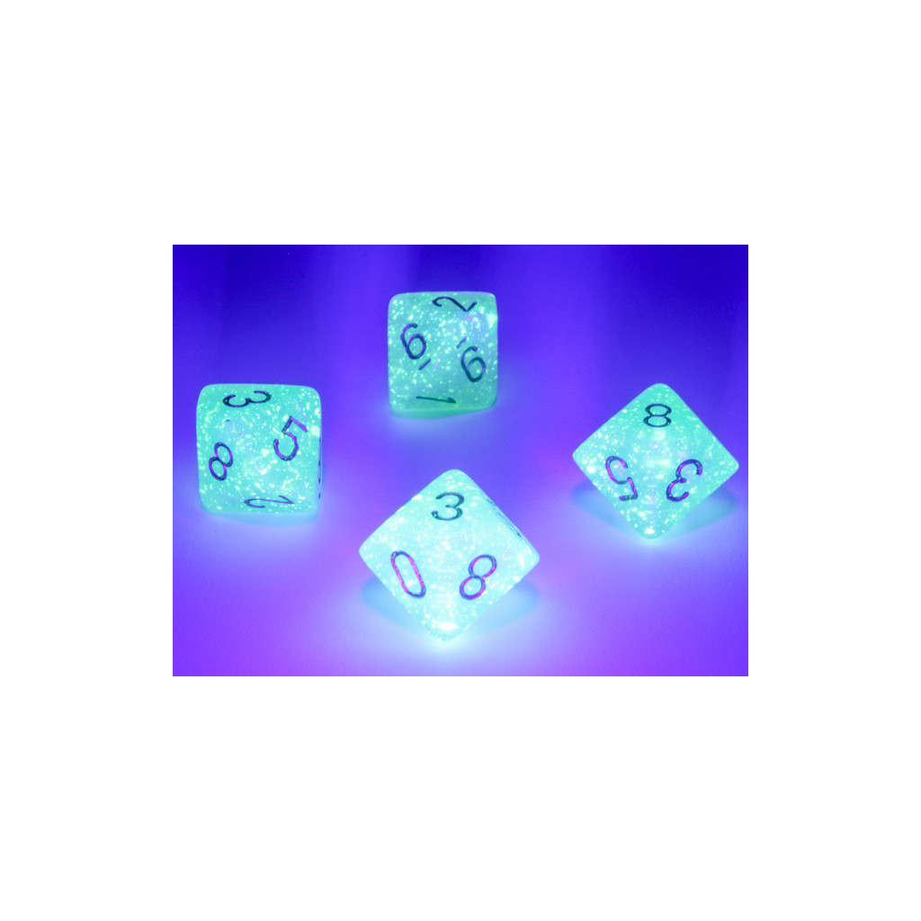 Set de 10 Dés 10 Faces Chessex : Borealis