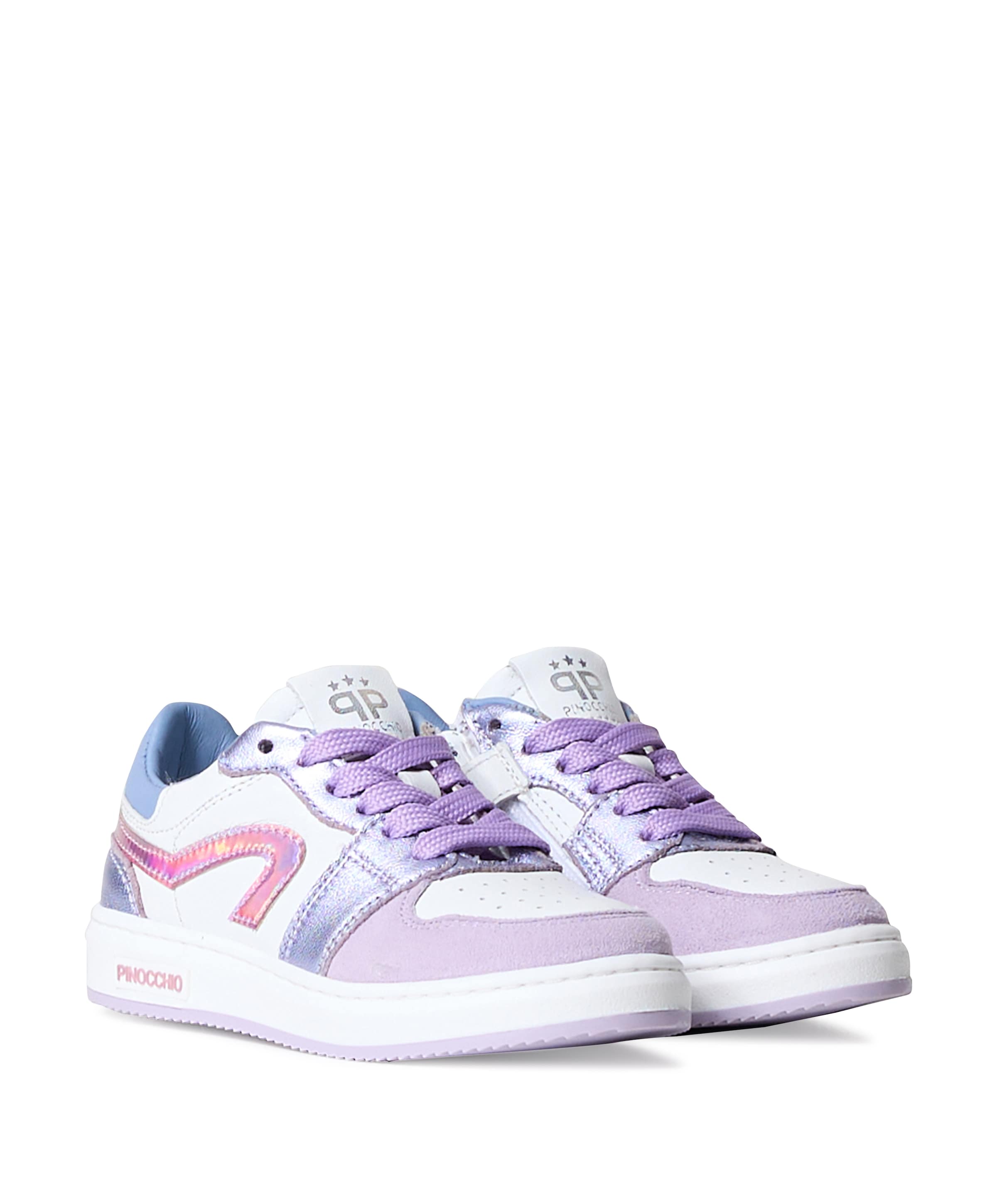 Pinocchio meisjes sneakers paars