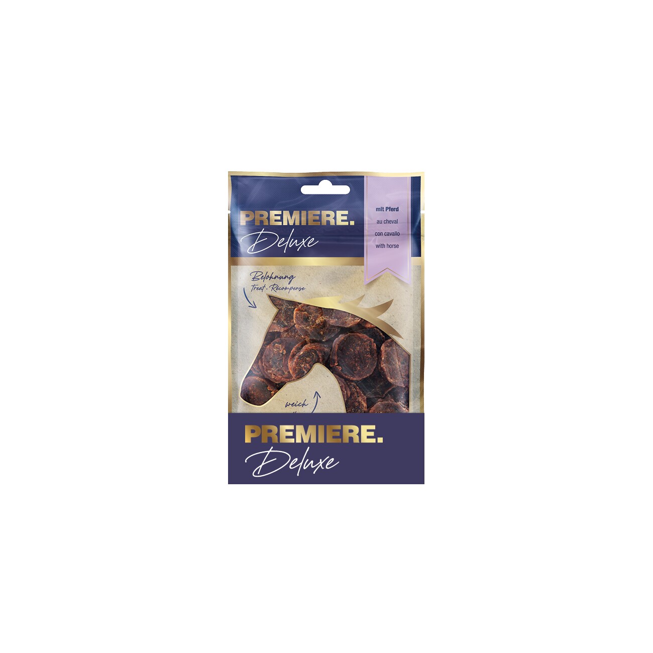 PREMIERE Deluxe Meat Drops Pferd 100g