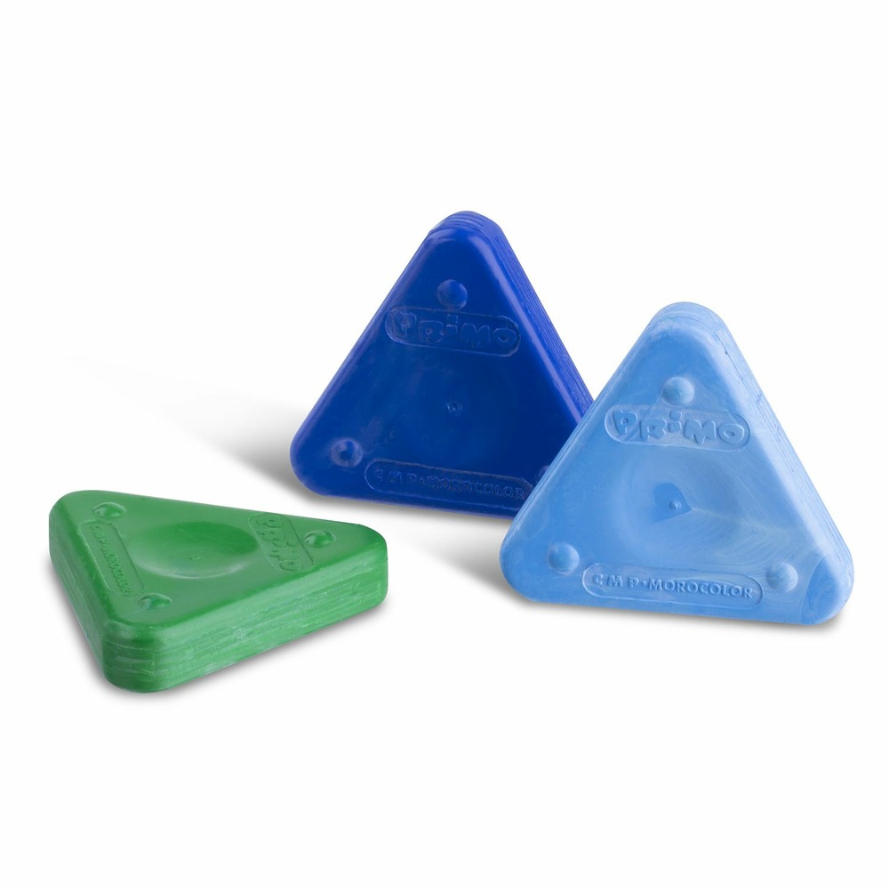 30 crayons de cire triangles