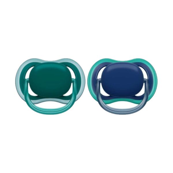 Philips Avent Fopspeen Ultra Air Groen Blauw 6-18 Mnd