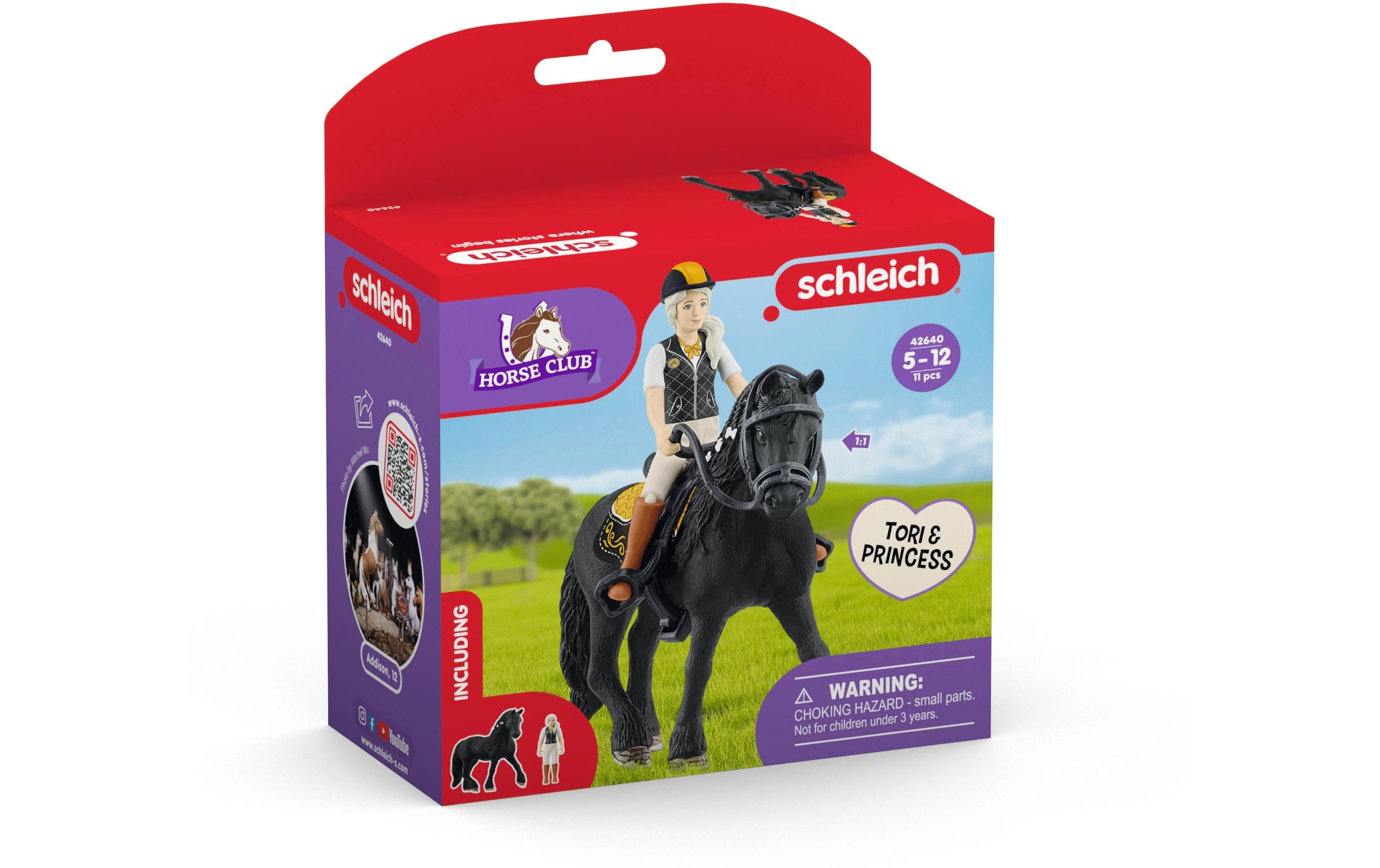 Spielfigurenset Horse Club Tori & PrincessPferde-Spielset mit 11 Teilen