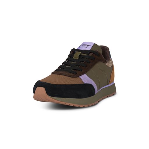 Woden Ronja Sneakers, Dark Olive/Orchid, 41