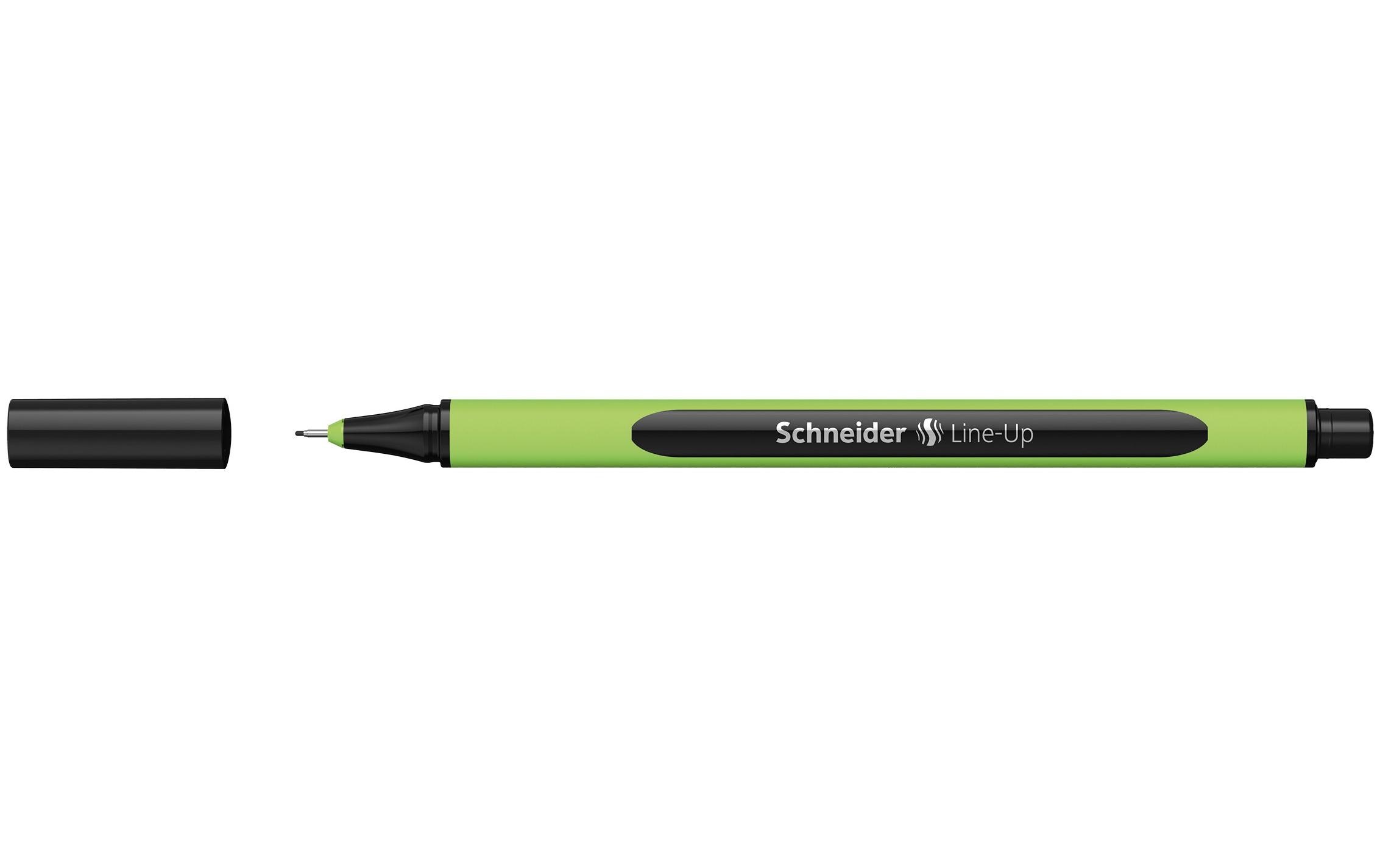 Fineliner Line-Up 0.4 mm, Schwarz, 10 StückFineliner mit gummierter Dreikantschaft für entspanntes Schreiben