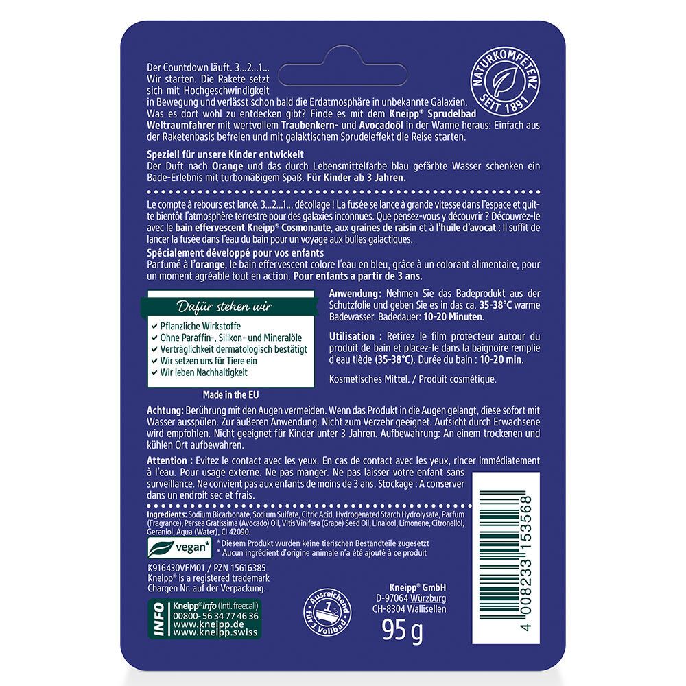 Kneipp® naturkind Weltraumfahrer Sprudelbad