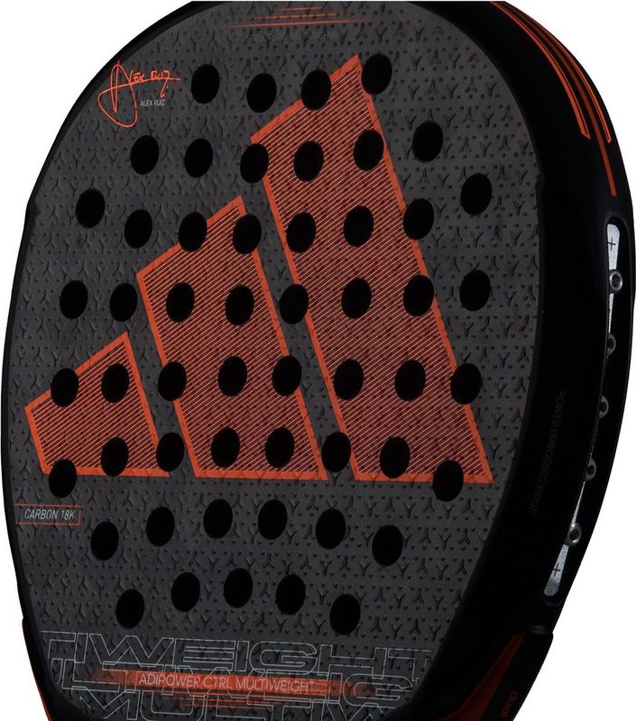 Adipower Multiweight CTRL - Racket - Zwart - Carbon 18K