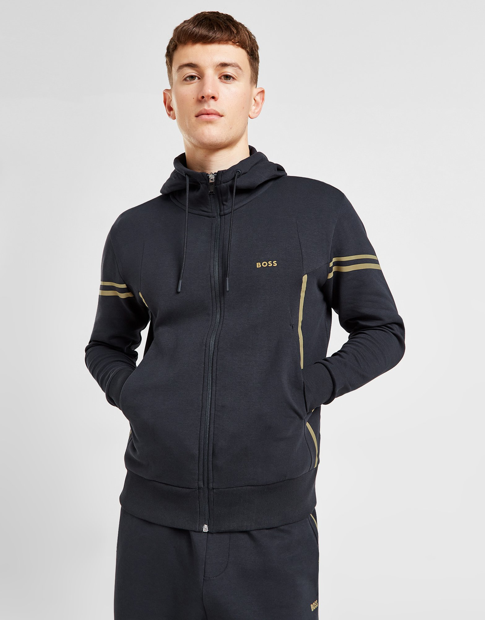 BOSS Ensemble de survêtement Zippé Pixel Homme