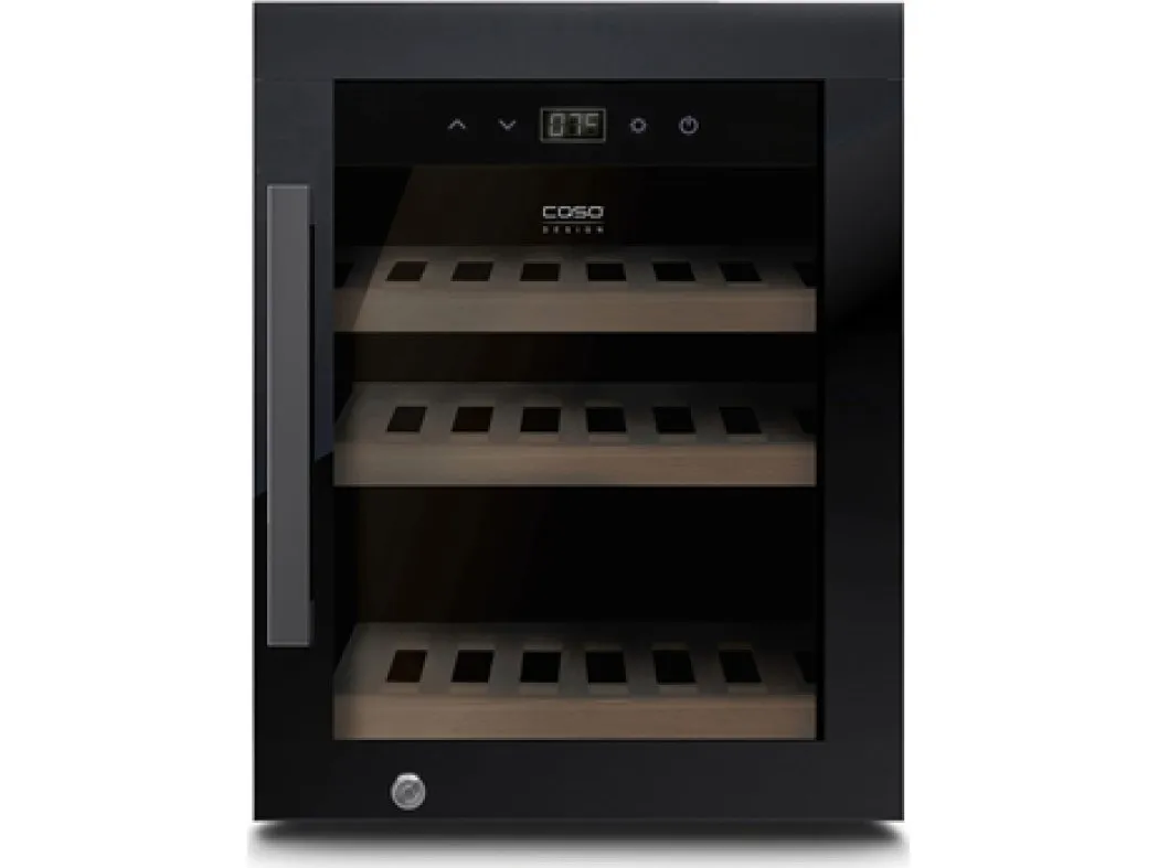 Chłodziarka do wina Caso Caso | Wine Cooler | WineExclusive 12 | Energy efficiency class G | Bottles capacity 12 | Cooling type Compressor technology | Black