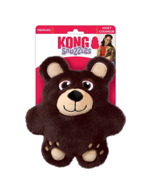 Kong Snuzzles Bear - Hondenspeelgoed - 23 cm Bruin