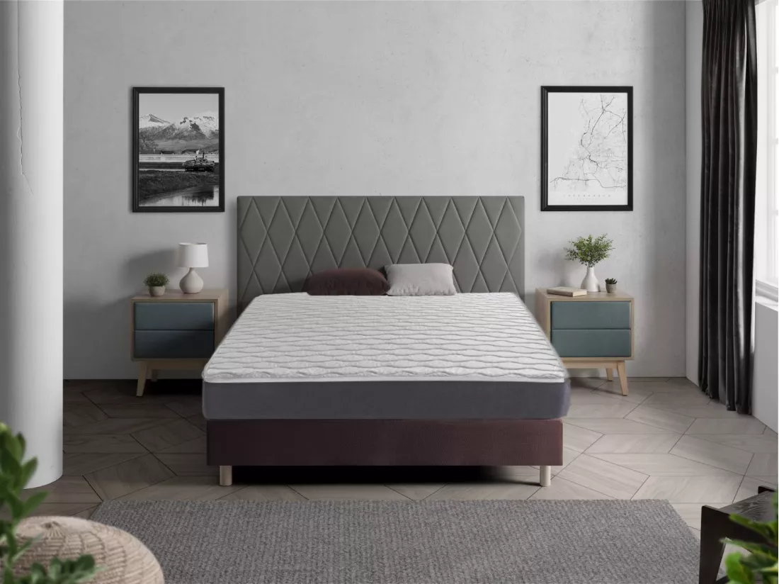 Matelas 160X200 ARES, Epaisseur18 CM, Noyau de Moussee respirante
