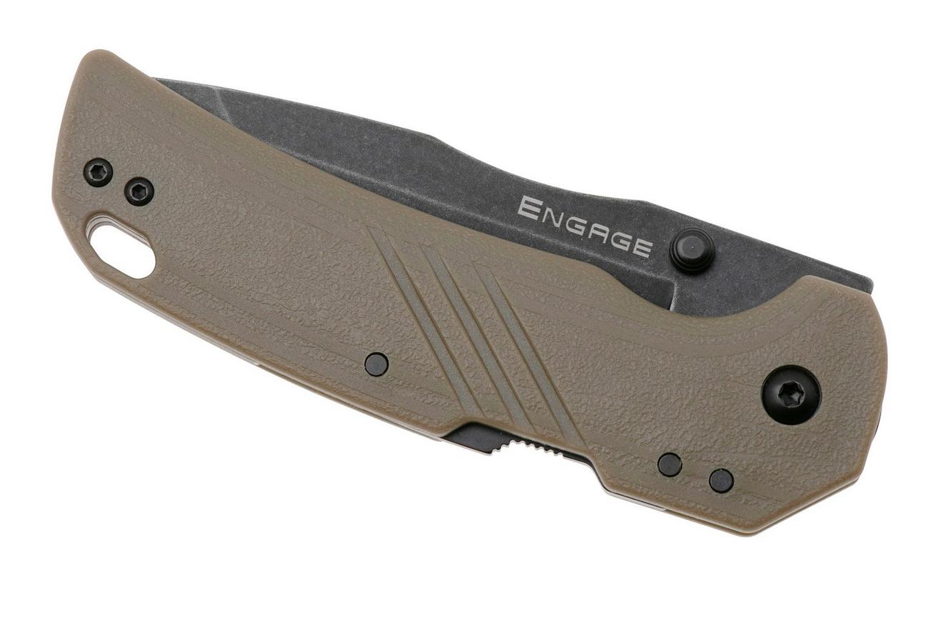 Cold Steel Engage Tanto FL-30DPLT-BF Blackwashed 4116SS, Coyote GFN, zakmes