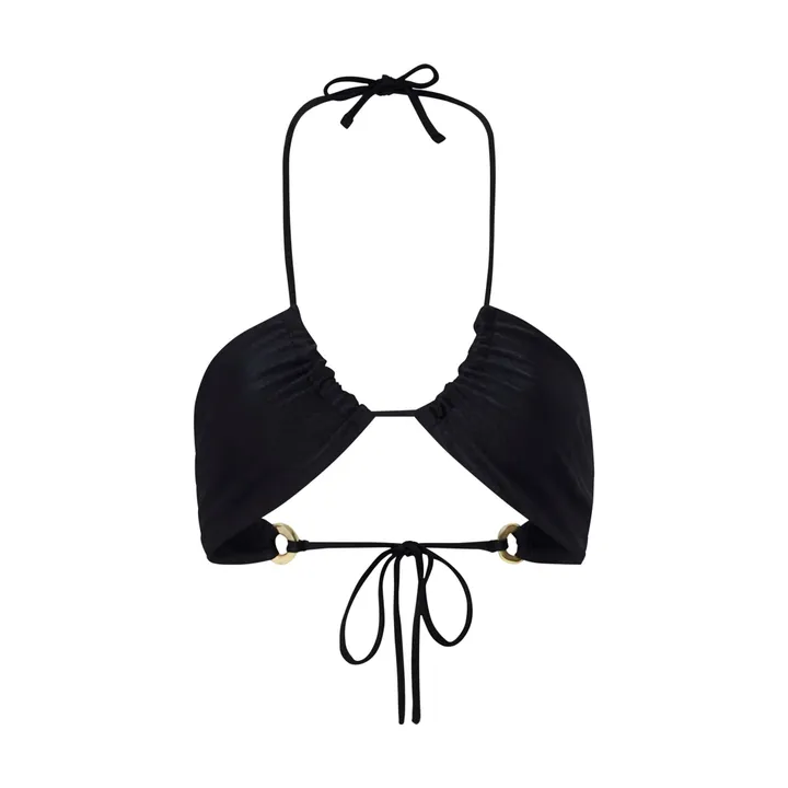 Alma Deia Haut de Maillot de Bain Triangle Inversé | Noir