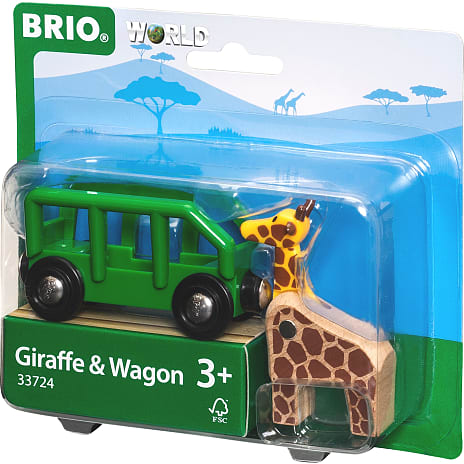 Brio giraf og vogn