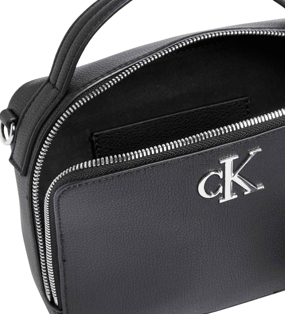 Bolsa Calvin Klein Jeans Minimal Monogram preta