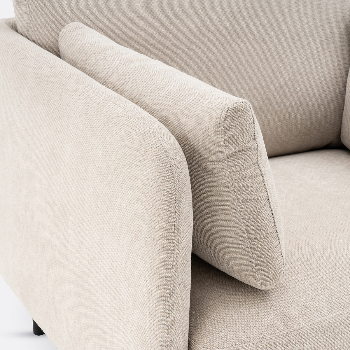 LA REDOUTE INTERIORS<br>Poltrona, tecido texturizado, Victor