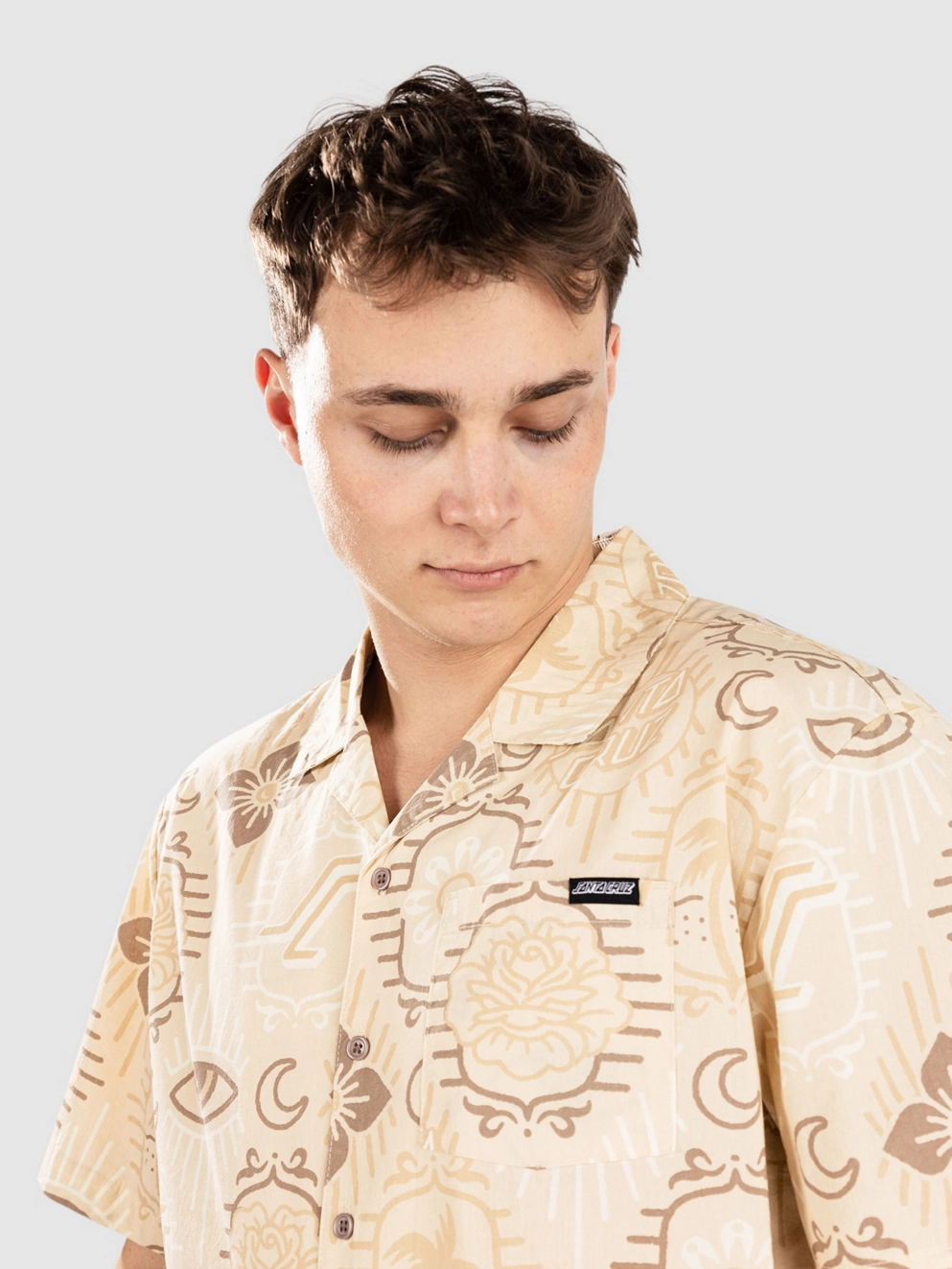 Santa Cruz Patchwork Shirt blond wood