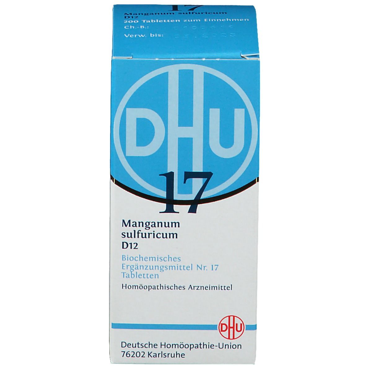 DHU Biochemie 17 Manganum sulfuricum D12