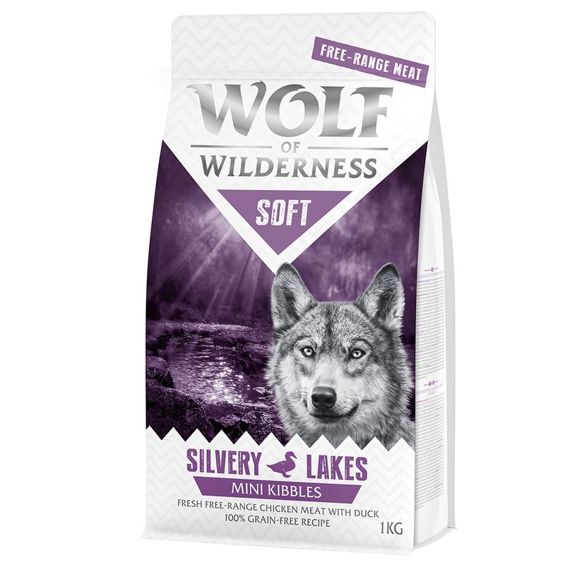 Wolf of Wilderness Mini Soft Silvery Lakes poulet, canard pour chien