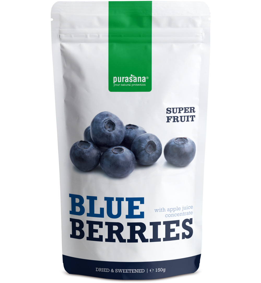 Purasana Blauwe Bessen – Vegan (150 gr)
