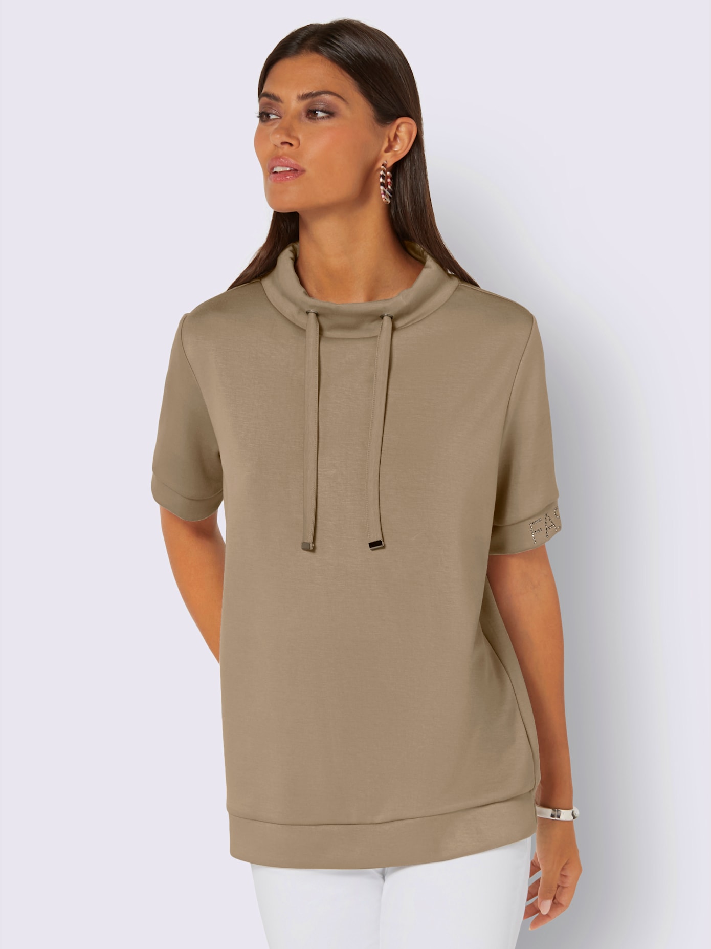Sweat-shirt mélange de modal doux