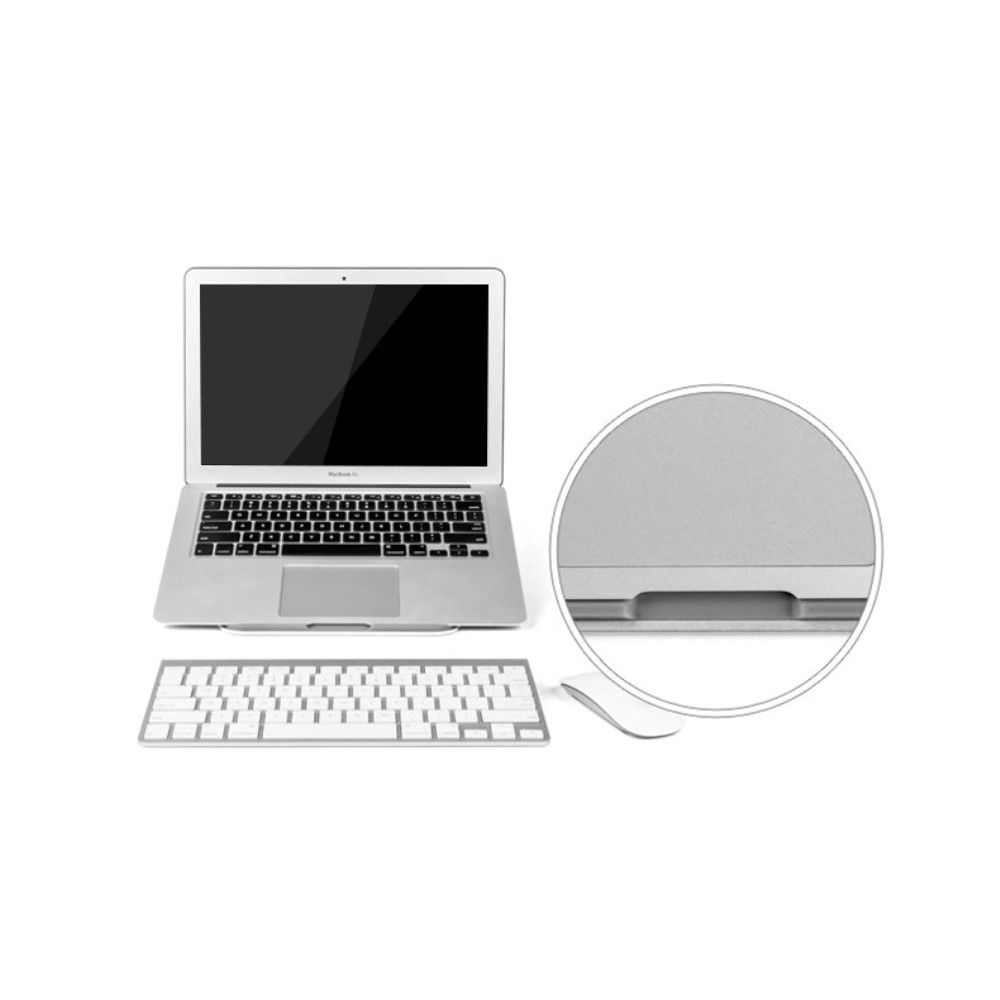 Passiv Kühlender MacBook / Laptop Alu Ständer Halterung (bis 18
