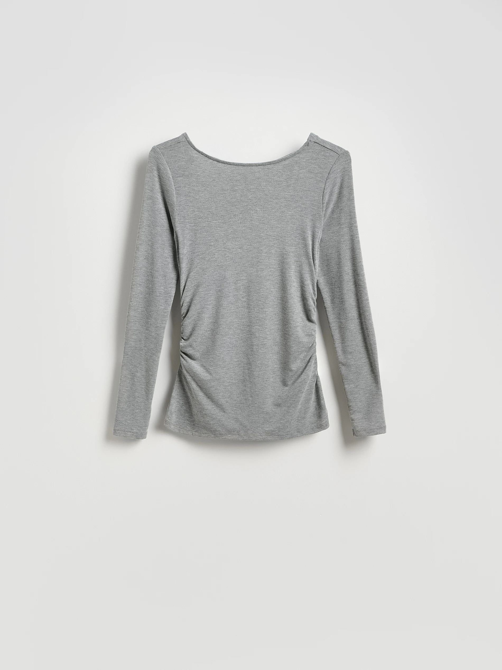 Langarmshirt mit hochem Viskoseanteil