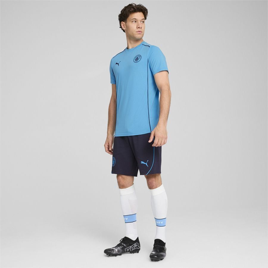 Manchester City T-Shirt Casuals - Magic Blue/Bleu Marine