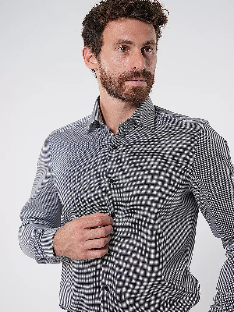 OLYMP LEVEL FIVE Hemd Body Fit schwarz