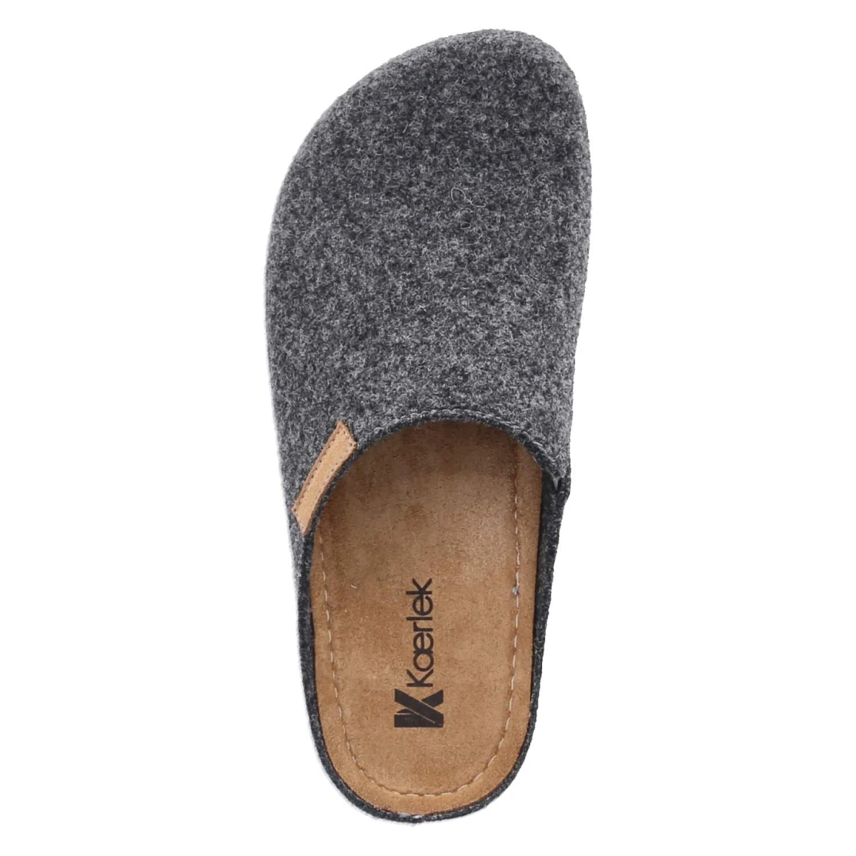 KaerlekPantoffeln NANA - dk. grey