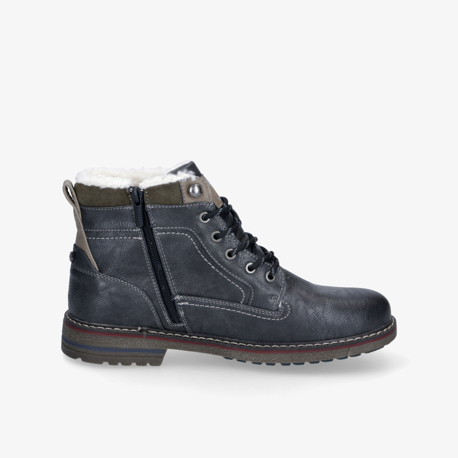 MUSTANG Herren Winterstiefel grau