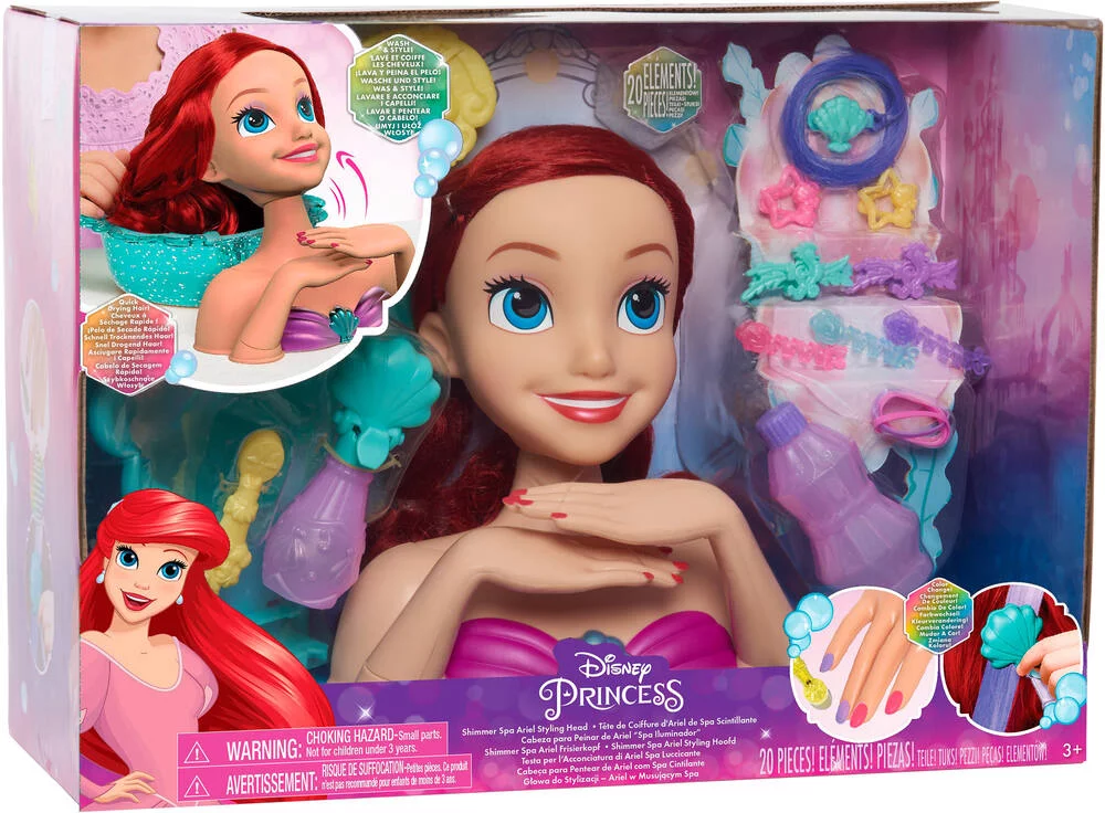 DISNEY PRINCESSES ARIEL - TETE A COIFFER DELUXE - SPA