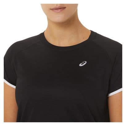 Maillot manches courtes Asics Run Icon Noir Femme