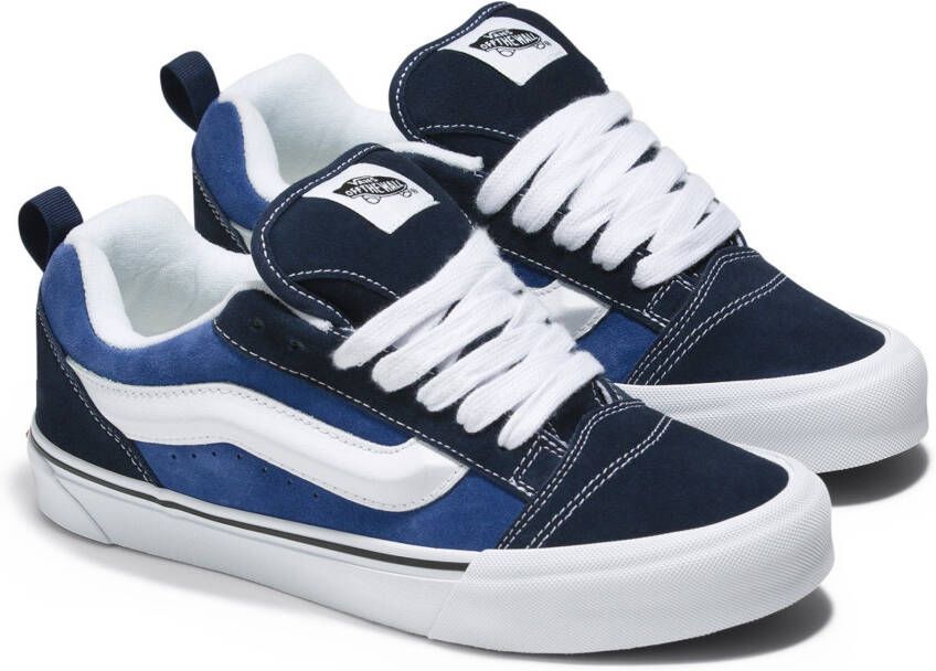 Vans Knu Skool Schoenen Blauw Maat: 38.5 Suède Foot Locker