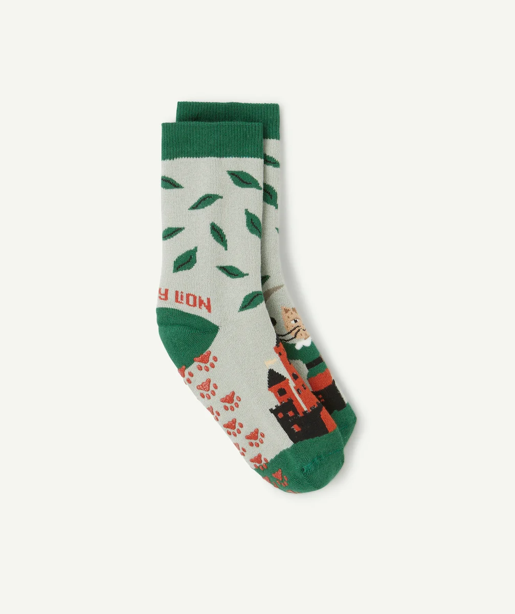 JIMMY LIONPAIRE DE CHAUSSETTES ANTIDÉRAPANTES THÈME CHAT POTTÉ