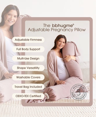 bbhugme Gravid- og Ammepute, Dusty Pink