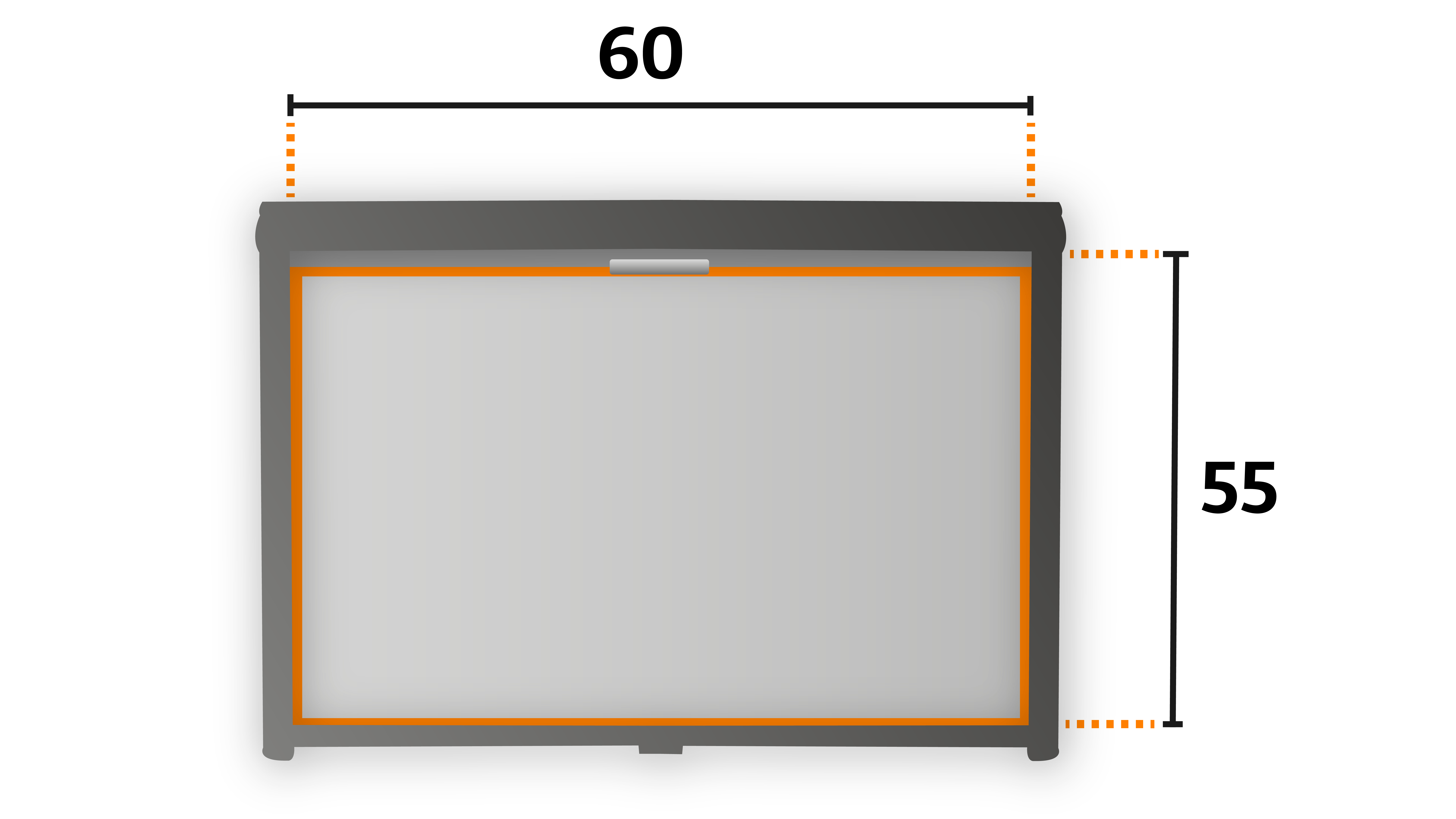 Tweedekans Obelink Eclipse combirollo grey - 60 x 55 cm