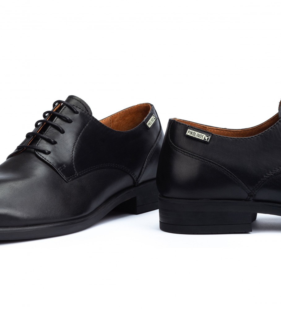 Sapatos Pikolinos Bristol M7J-4187 em couro preto